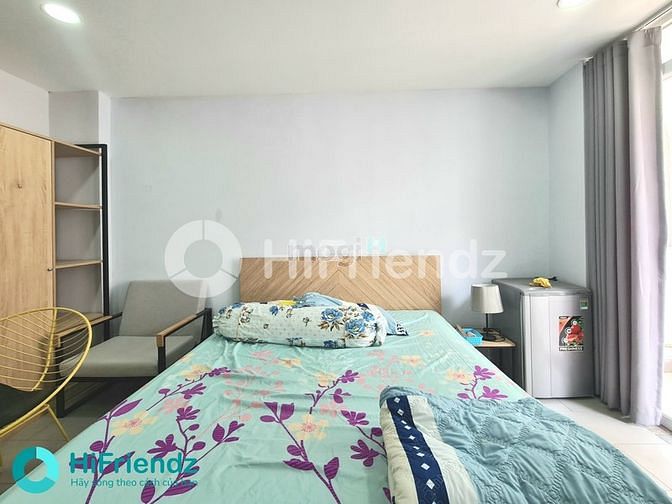 Hình ảnh 🌞Studio Ban công 40m2_Full NT_HiFriendz hỗ trợ cọc_Ngã tư Cao Thắng🍀