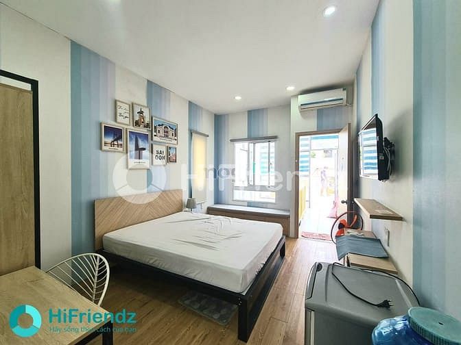 Hình ảnh 🌞Studio Ban công 40m2_Full NT_HiFriendz hỗ trợ cọc_Ngã tư Cao Thắng🍀