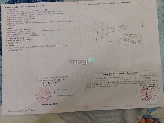 Hình ảnh Cần bán lô đất 89.4 m2 đường làng tăng phú ,TP thủ đức