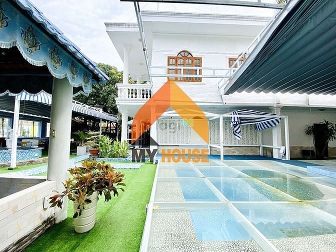 Hình ảnh Ú OÀ VILLA  xanh mát đậm chất thơ hồ bơi nét căng như SONY