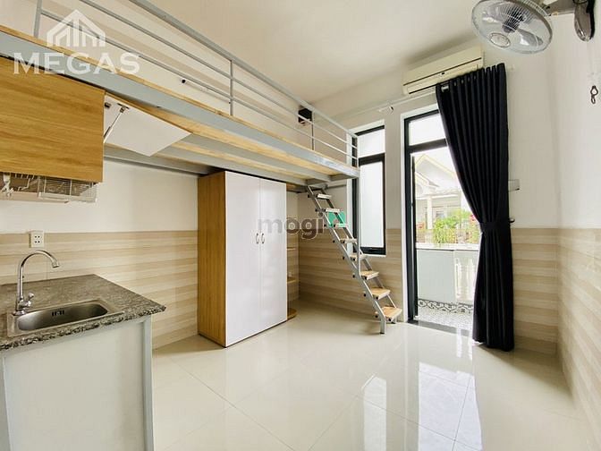 Hình ảnh CHDV đầy đủ nội thất có Gác + Bancol đường Phạm Văn Chiêu Gò Vấp