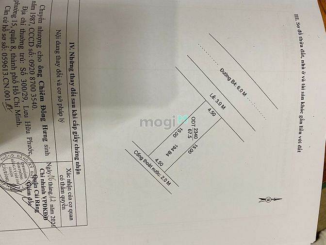 Hình ảnh Bán nền đường B4 KDC Hưng Phú, quận Cái Răng, tp Cần Thơ