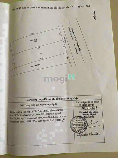 Hình ảnh Bán Nền Mặt Tiền Trần Vỉnh Kiết, P.An Bình, Q.Ninh Kiều, Tp Cần Thơ