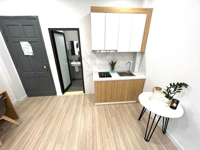 Hình ảnh Cho thuê Trang Chủ MB66.COM / Đăng Ký Tặng 66K studio Đội Cấn full đồ 28m2 mới hoàn thiện