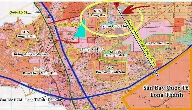 Hình ảnh 1.5 sào hai mặt tiền đường  Biên Hoà đi sân bay quốc tế Long Thành