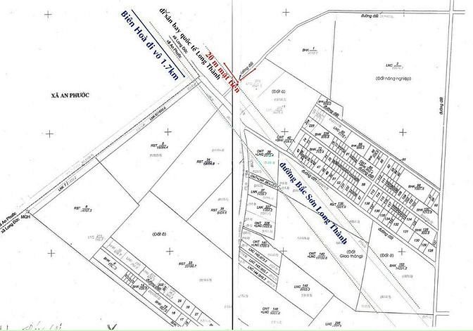 Hình ảnh 1.5 sào hai mặt tiền đường  Biên Hoà đi sân bay quốc tế Long Thành