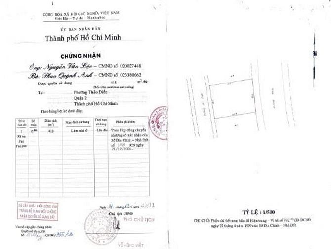 Hình ảnh Bán đất khu biệt thự Eden Thảo Điền Quận 2 giá cực tốt