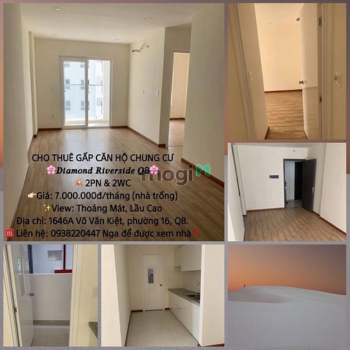 Hình ảnh Cho thuê Căn Hộ Diamond Riverside Q8