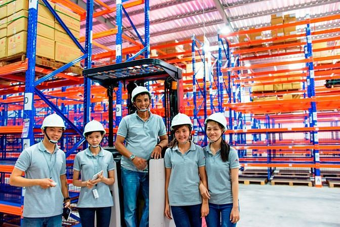 Hình ảnh Kho Hàng Diện Tích Thuê Nhỏ Lớn, Hệ Thống PhầnMềm Quản Lý Theo Barcode