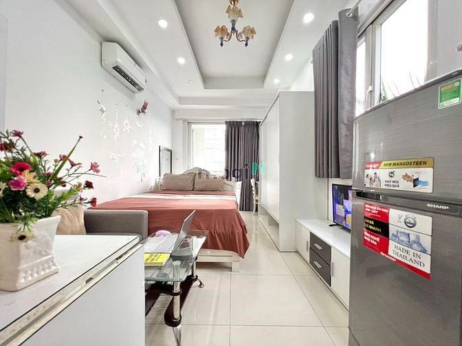 Hình ảnh BẮC HẢI - Căn Hộ Studio Đón Gió-Full Tiện Nghi Gần CV Lê Thị Riêng Q10
