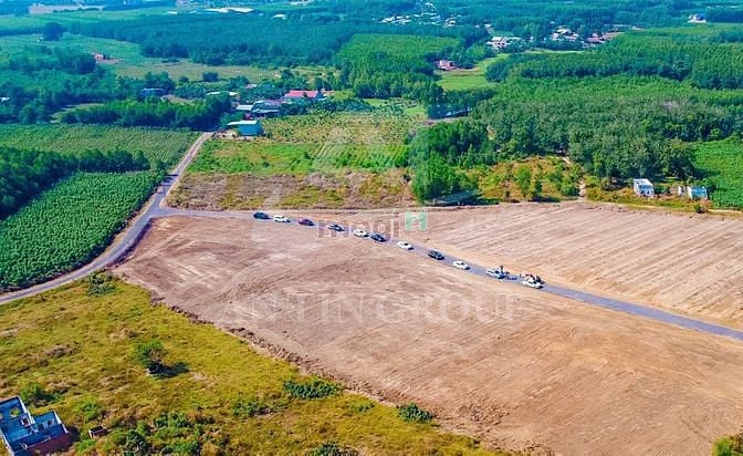 Hình ảnh 1592M2 25m ngang ,đã có 100m2 thổ cư ở ấp 4 Phước Bình ,QL 51 vào 3km