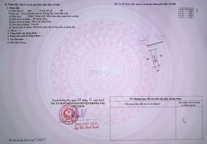 Hình ảnh Đất Nên sổ đỏ Ea Knuec - Đầu tư vùng ven TTTP Buôn Mê Thuột