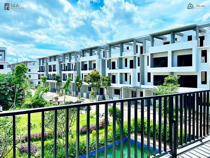 Hình ảnh The Pearl Riverside - Nhà phố ven sông khu compound ngay TT Bến Lức