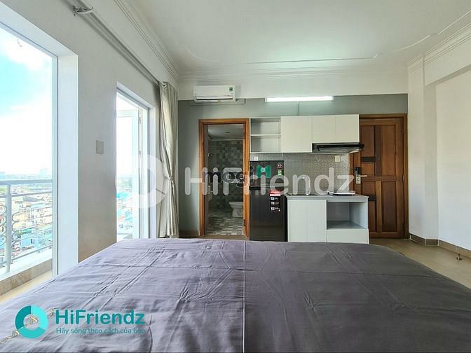 Hình ảnh 🌤️Studio Ban công, Mặt tiền, Full Nội Thất,view Bitexco, Giữ qa TẾT