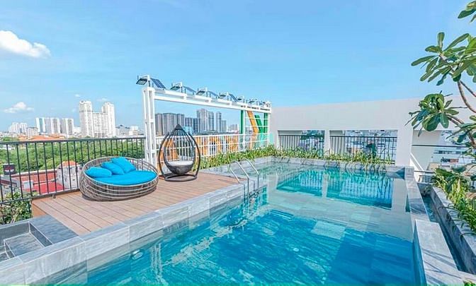 Hình ảnh Studio xinh xắn lầu cao view xịn KOLA quận 7