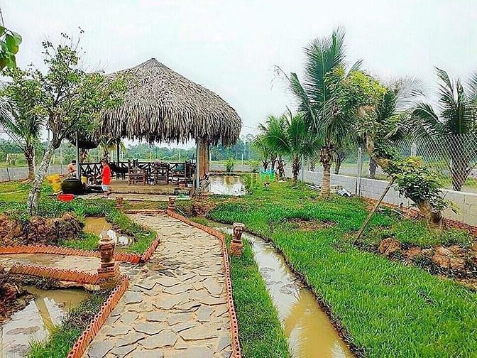 Hình ảnh nhà vườn nghĩ dưỡng thị trấn củ chi sổ hồng riêng