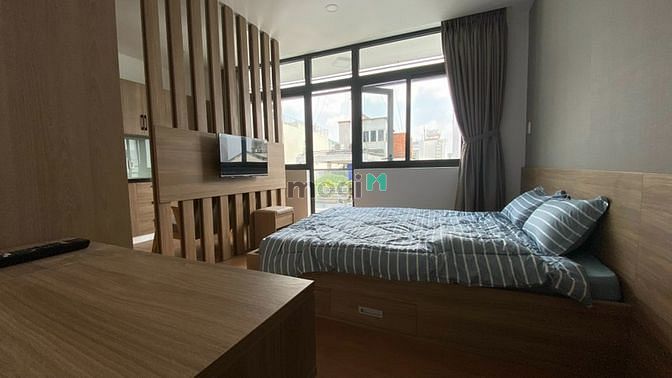 Hình ảnh Mb6623 nạp rút nhanh chóng_ Cửa sổ + Ban công_ Nội thất gỗ cao cấp_ Trung tâm Q3