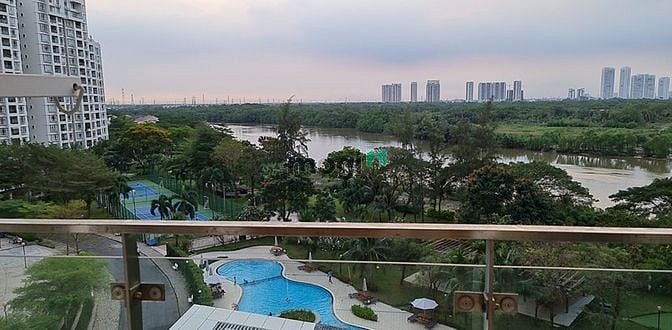 Hình ảnh Mb6623 nạp rút nhanh chóng góc, view sông, hồ bơi, quảng trường cực đẹp
