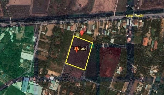 Hình ảnh Quận 9, Đất Vườn thổ đường Long Thuận, TS 70x102m 7312m2.