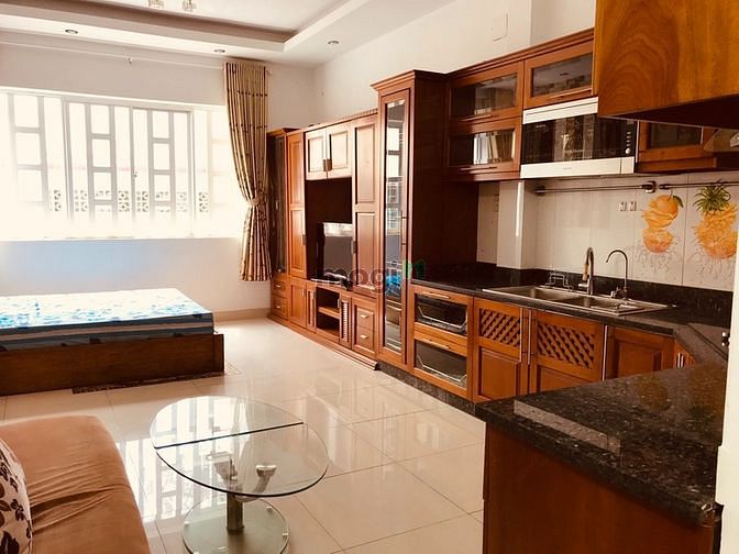 Hình ảnh studio đầy đủ nội thất cửa sổ lớn 38m2 Cư Xá Đô Thành Quận 3
