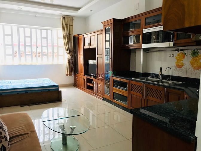 Hình ảnh studio đầy đủ nội thất cửa sổ lớn 38m2 Cư Xá Đô Thành Quận 3