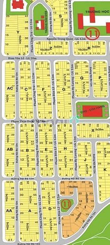 Hình ảnh Bán đất Khu 1 - KDC Thạnh Mỹ Lợi  Lô góc 2 mặt tiền 7x 20m đường 16m