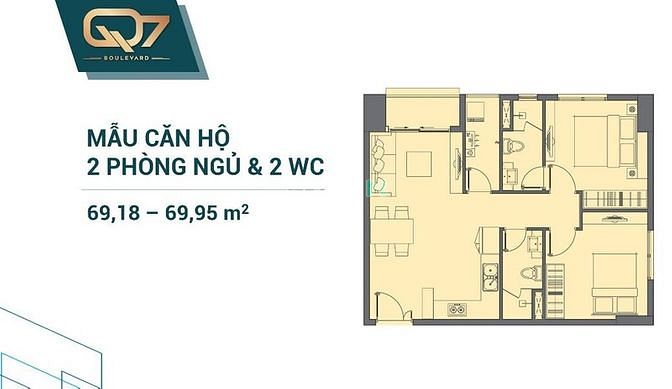 Hình ảnh Mb6623 nạp rút nhanh chóng Q7 Boulevard nội thất cơ bản, view thành phố sầm uất. A0777773