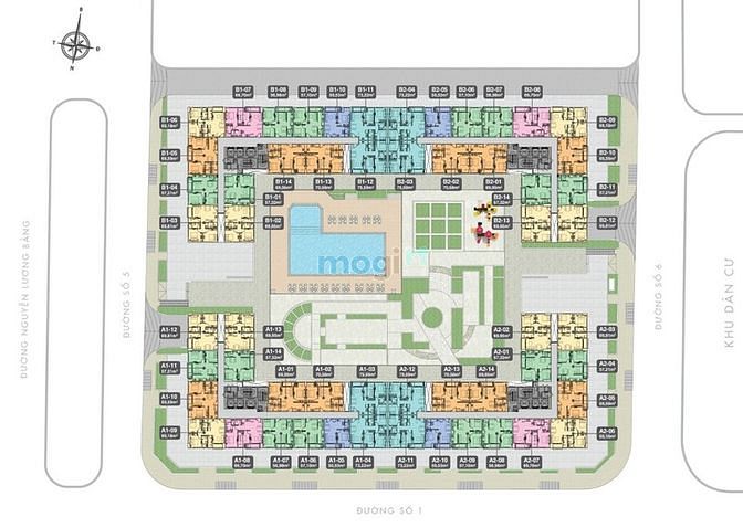 Hình ảnh Mb6623 nạp rút nhanh chóng Q7 Boulevard tầng 16 , 50.3m2, nội thất cơ bản. A0798209