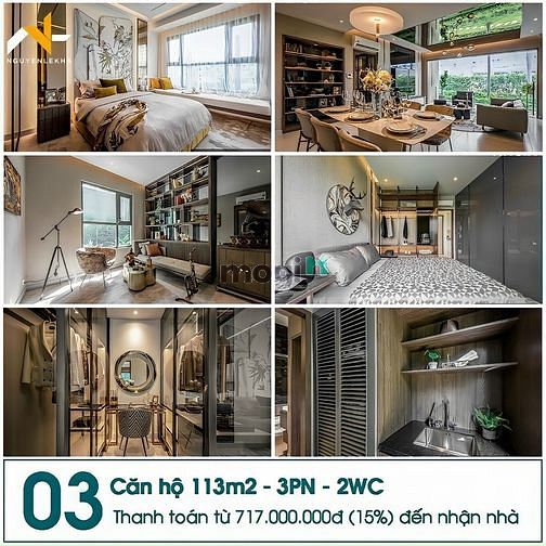 Hình ảnh West Gate 85m2 3PN, Chiếc Khấu 2.5%, Tặng 3 chỉ SJC, TT Chỉ 520Tr