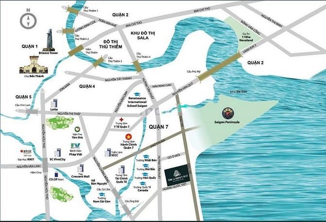 Hình ảnh Mb6623 nạp rút nhanh chóng River Panorama tầng thấp, ban công hướng Bắc. A0771901