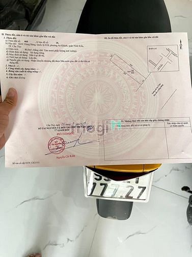 Hình ảnh Bán nền trục chính KDC Hàng Bàng - quận Ninh Kiều