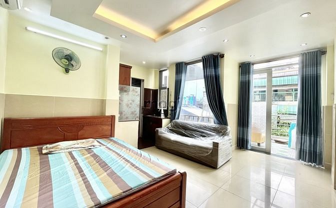 Hình ảnh Mb6623 nạp rút nhanh chóng Studio ban công, máy giặt riêng bao phí tại Bình Thạnh