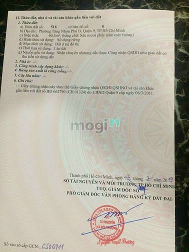 Hình ảnh Đất đường 8 Tăng Nhơn Phú B-61m2 chỉ 4ty8-xe hơi vi vu