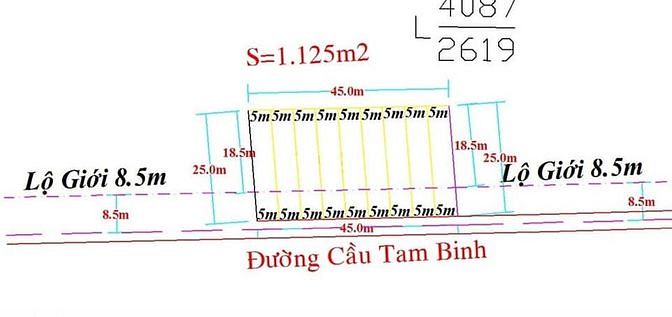 Hình ảnh cần bán 9 lô đất thổ cư gần cầu tam