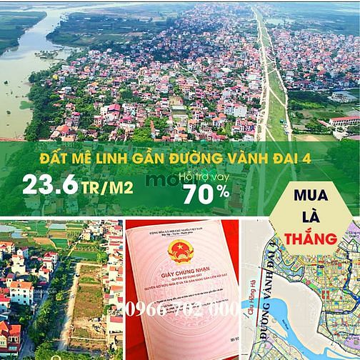 Hình ảnh Lô Góc Vành Đai 4 Văn Khê Mê Linh Lãi Vốn 100%