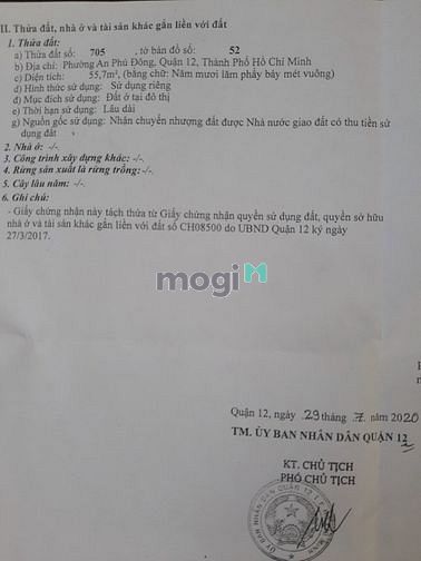 Hình ảnh Chính Chủ Bán Đất HXH 1 Sẹc Vườn Lài 3.69 Tỷ