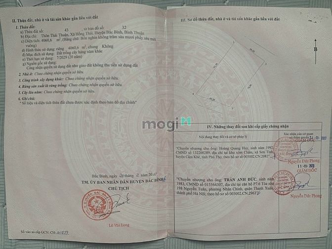 Hình ảnh Cần bán sổ 2 mặt tiền đường đất, gần khu dân cư cách 500m