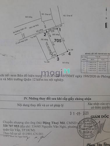 Hình ảnh Chính Chủ Bán Đất HXH 1 Sẹc Vườn Lài An Phú Đông 3.69 Tỷ