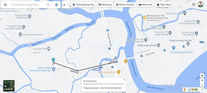 Hình ảnh Bán 334 m2 ( 159m2 thổ cư) mặt tiền Nguyễn Bình