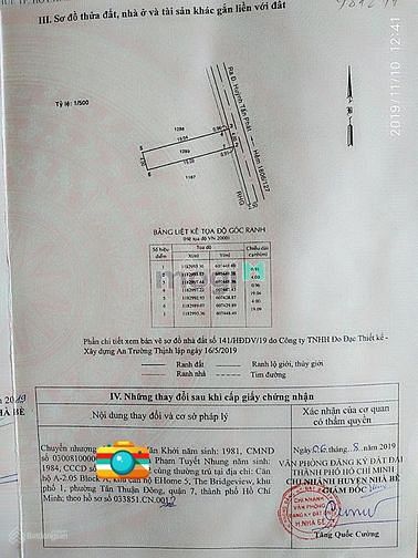 Hình ảnh Bán đất hẻm 1806, TT Nhà Bè DT: 4*20m hẻm xe hơi giá: 3,9 tỷ