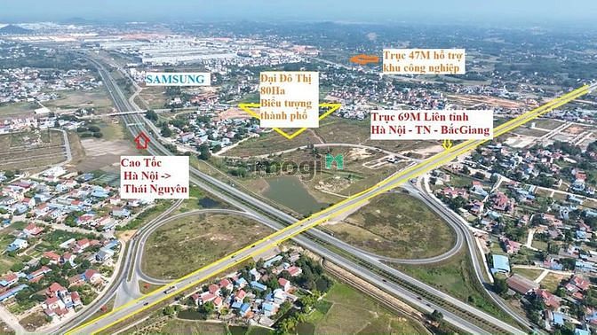 Hình ảnh Bán đất kđt yên bình xanh, đồng tiến, phổ yên, thái nguyên