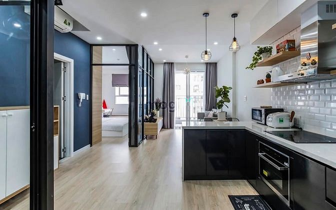 Hình ảnh Cho thuê chung cư The Botanica, Novaland, 57m2, 2PN, 1WC giá: 13tr/th