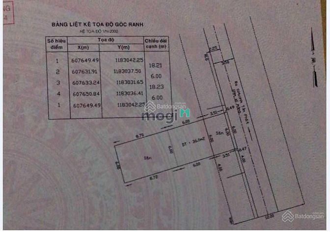 Hình ảnh Bán lô đất đẹp DT 6x20m, MT đường Bà Cả 1806 Huỳnh Tấn Phát