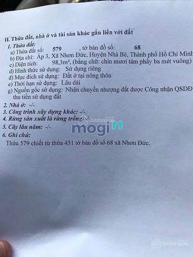 Hình ảnh bán gấp lô đất giá rẻ ngay đường Lê Văn Lương, Nhơn Đức.