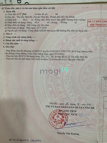Hình ảnh Bán đất hẽm  2177 gần mặt tiền Huỳnh Tấn Phát thị trấn Nhà Bè40m