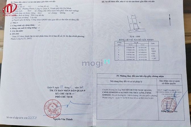 Hình ảnh BDS Hùng Vĩ Land Đất đường 212 đối diện chợ Phước Long B 23/02/2022