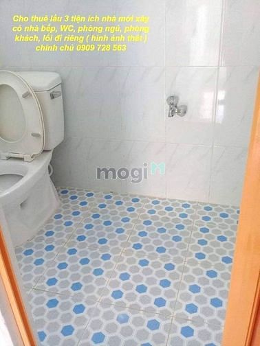Hình ảnh Cho thuê lầu 2 ngang 4m x dài 8m lối đi riêng 2tr5/tháng