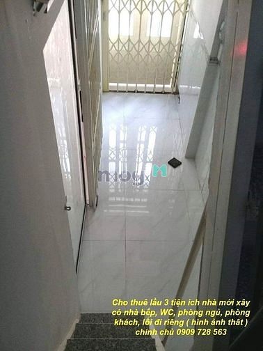 Hình ảnh Cho thuê lầu 2 ngang 4m x dài 8m lối đi riêng 2tr5/tháng