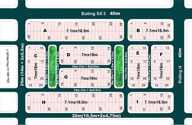 Hình ảnh Bán đất MT Trương Văn Bang, dự án Phú Nhuận 2, Quận 2. giá 300tr/m2