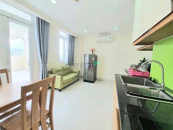 Hình ảnh Studio NEW 100% - Ban công - full nội thất gần chợ bà chiểu kế bên Q2